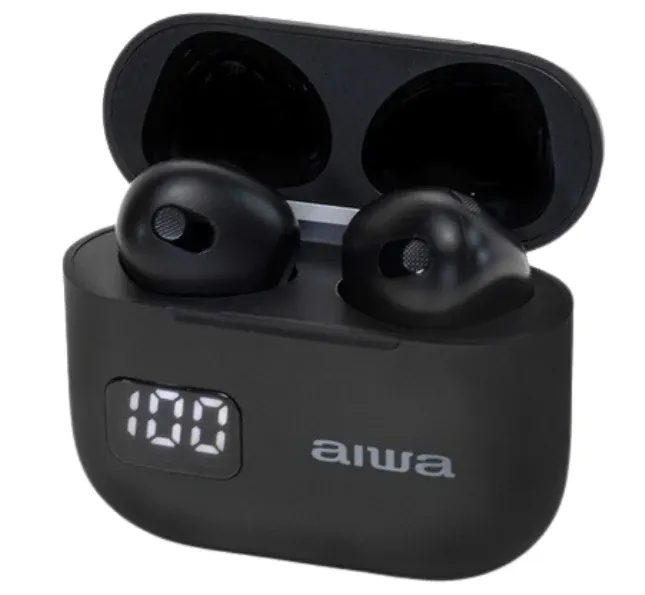 Aiwa ETWS-150BK Bluetooth-høretelefoner, sort