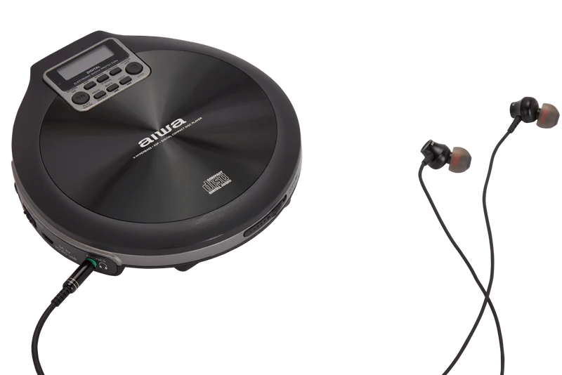 AIWA PCP-850 Bærbar CD-afspiller – MP3 & Anti-Shock, sort