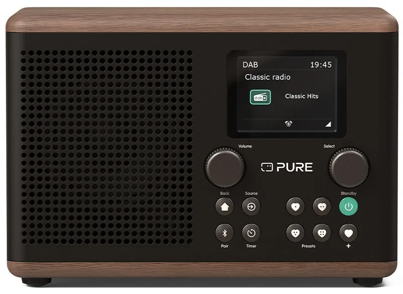 Pure Classic H4 Coffee Black/Walnut