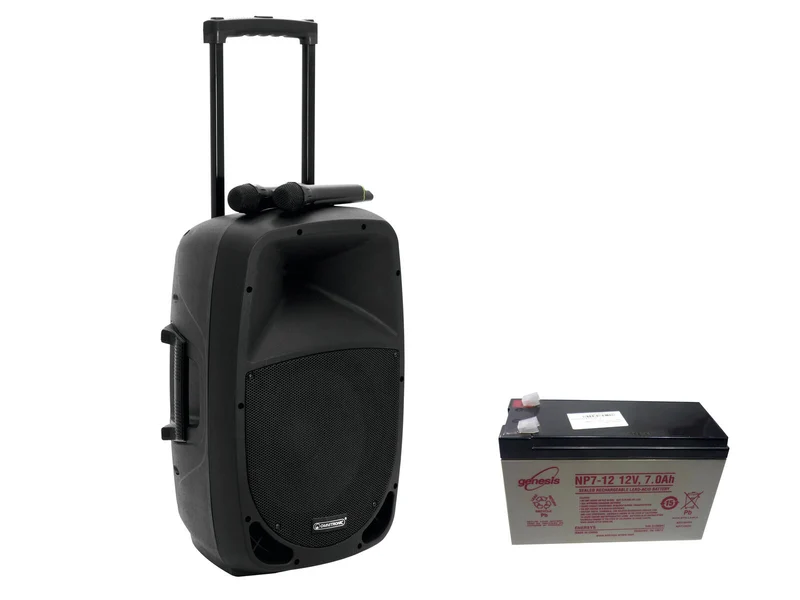OMNITRONIC Set MES-12BT2 + Batteri