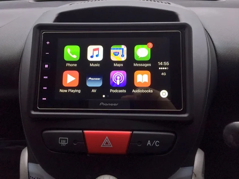 Trådlös CarPlay för Peugeot 107 (2004-2014)