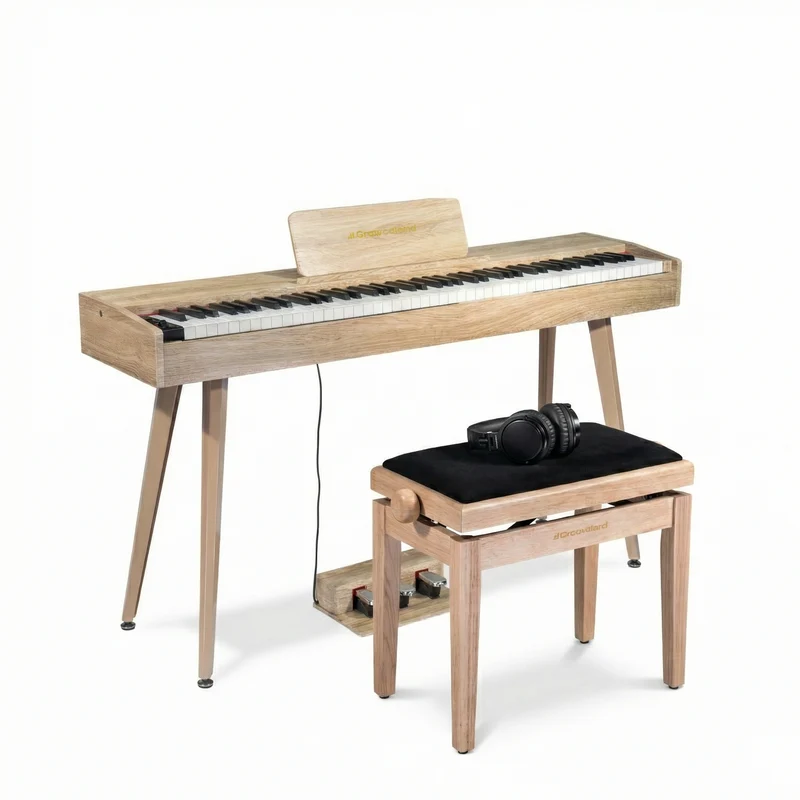 Grooveland DDP-140 El Klaver (Trä) Paket