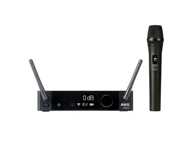 AKG DMS300 Trådlöst vokalset 2,4 GHz | 8 kanaler | Digital 24-bit/48 kHz