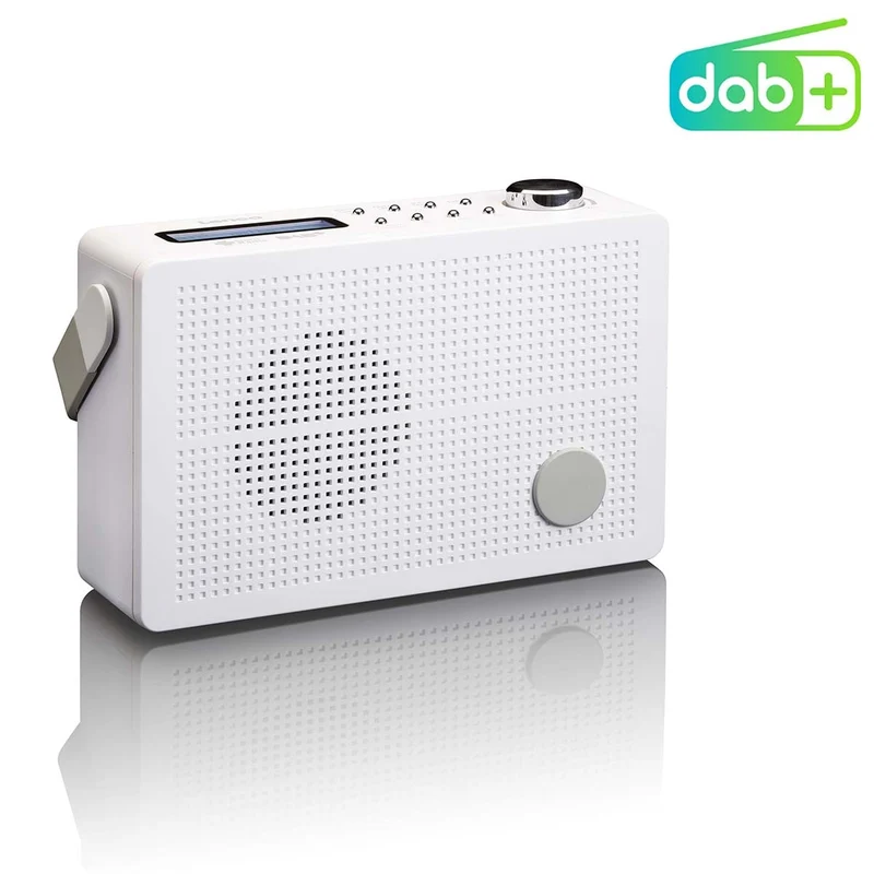 LENCO PDR-030WH - Draagbare DAB+/FM Radio met wekkerfunctie - Wit