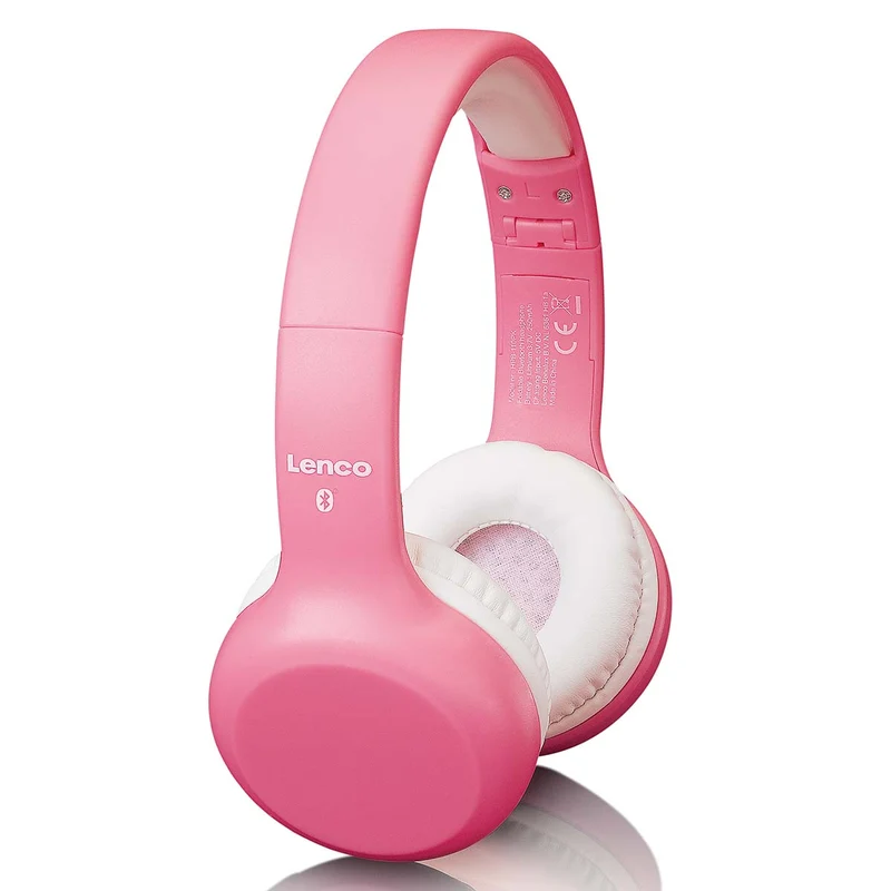 LENCO HPB-110PK - Vouwbare kinder Bluetooth® hoofdtelefoon - Pink