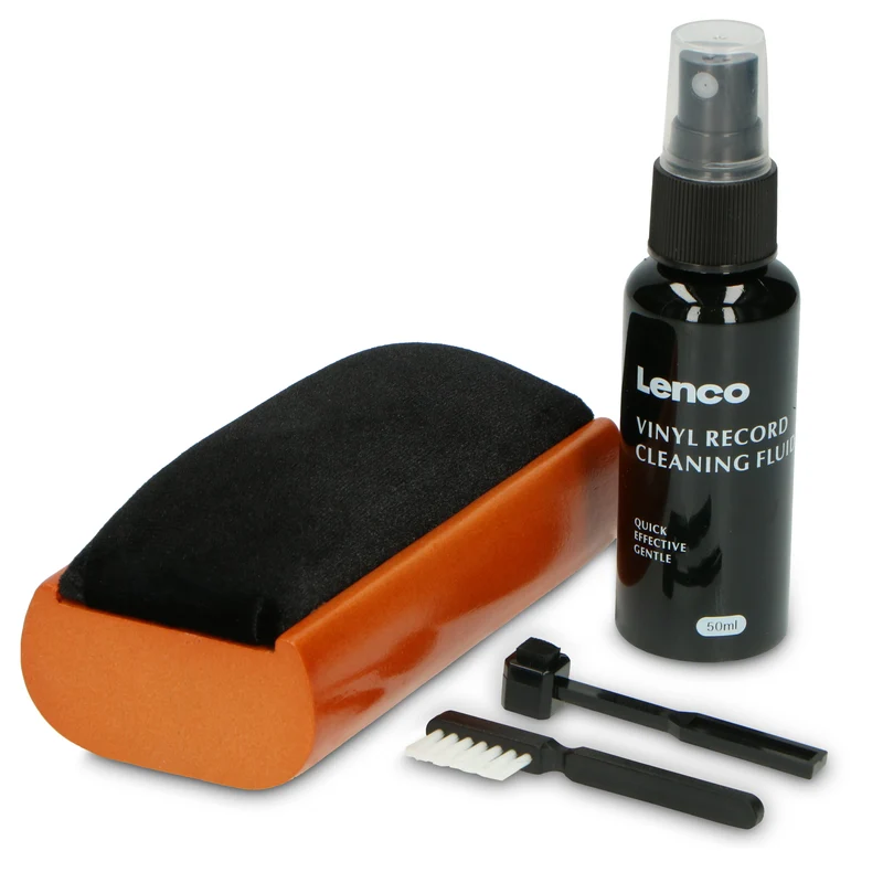 LENCO TTA-5IN1 - 5 in 1 reinigingskit - Houten schoonmaak borstel met fluweel vulling