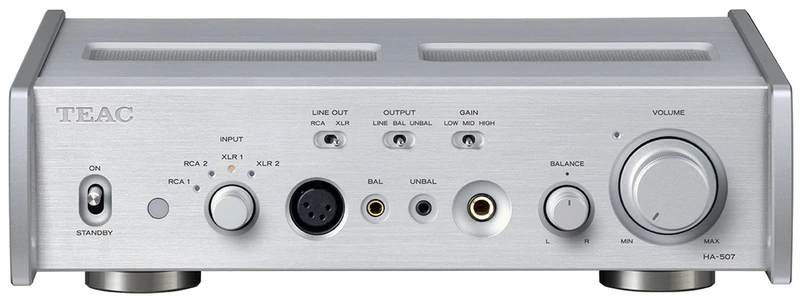 TEAC HA-507 hörlursförstärkare och förförstärkare Silver