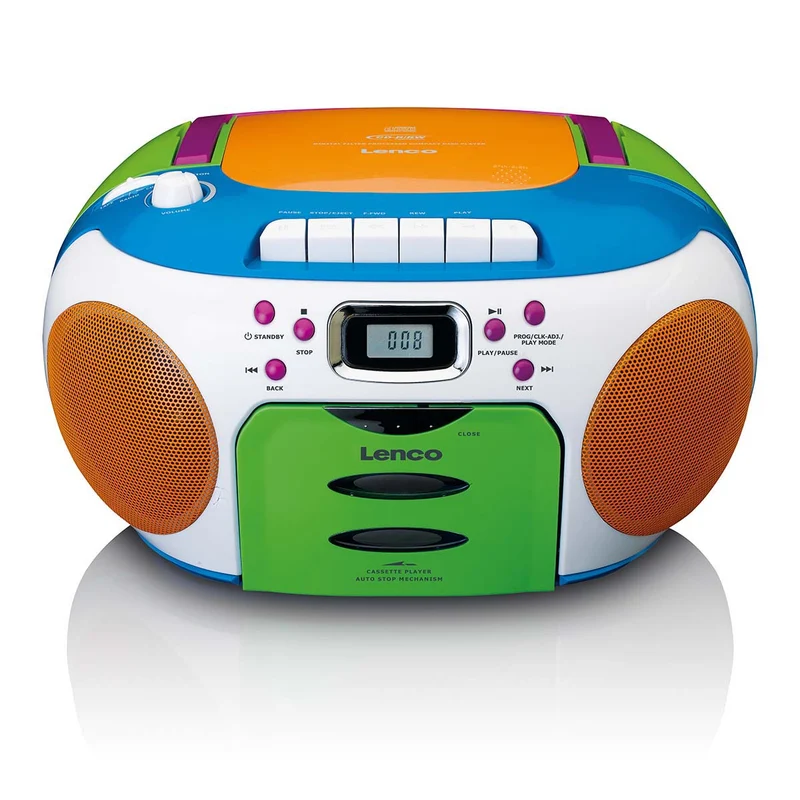 LENCO SCD-971 - Draagbare FM radio CD/Cassette speler - Kids