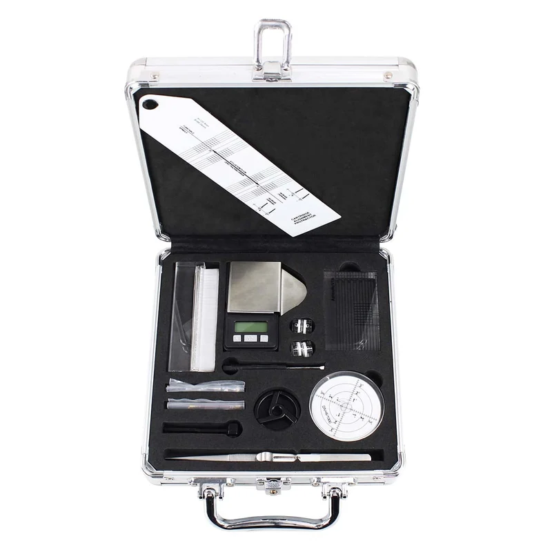 LENCO TTA-12IN1PRO - Professionele 12-in-1 set met platenspeler accessoires en luxe LP schoonmaakset - Zilver