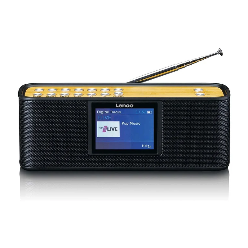 LENCO PDR-045BK - DAB+ radio met Bluetooth® 5.0 - Zwart