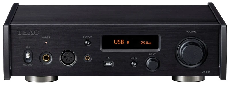 TEAC UD-507 USB DAC/förförstärkare/hörlursförstärkare Black