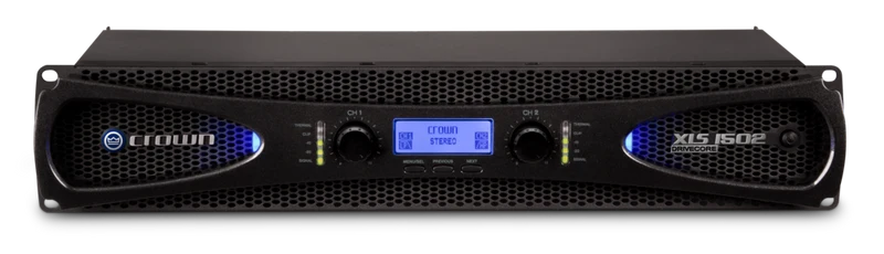 Crown XLS1502 2-kanals förstärkare 2x525W @ 4Ω | DSP | XLR/RCA