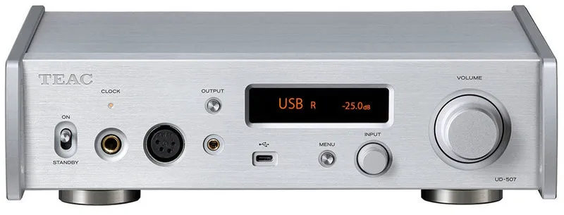 TEAC UD-507 USB DAC/förförstärkare/hörlursförstärkare Silver