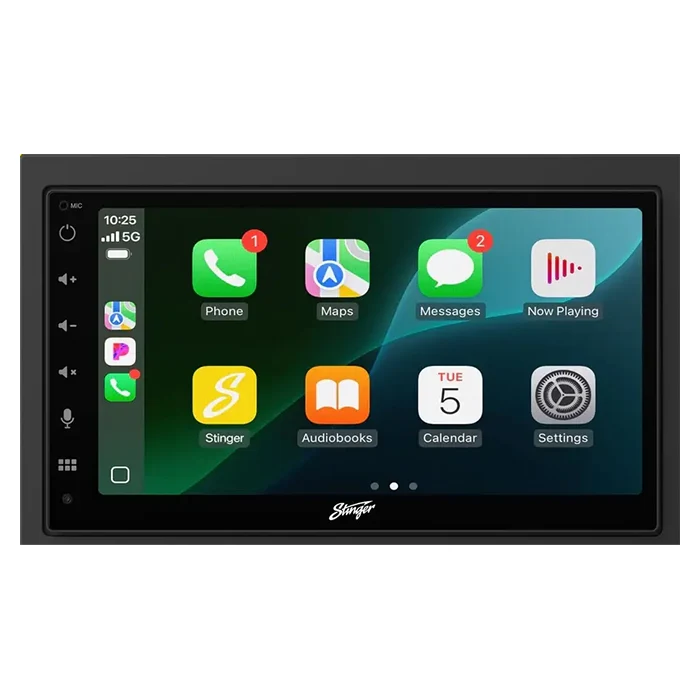 Stinger 6,8" skärm med trådlös Carplay/Android Auto