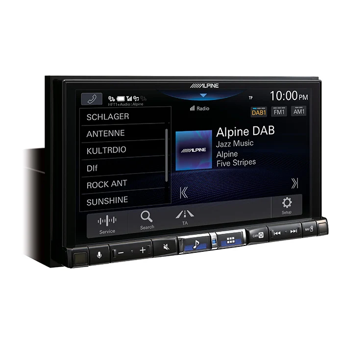 Alpine ILX-705D trådlös Apple Carplay 2-din 7"