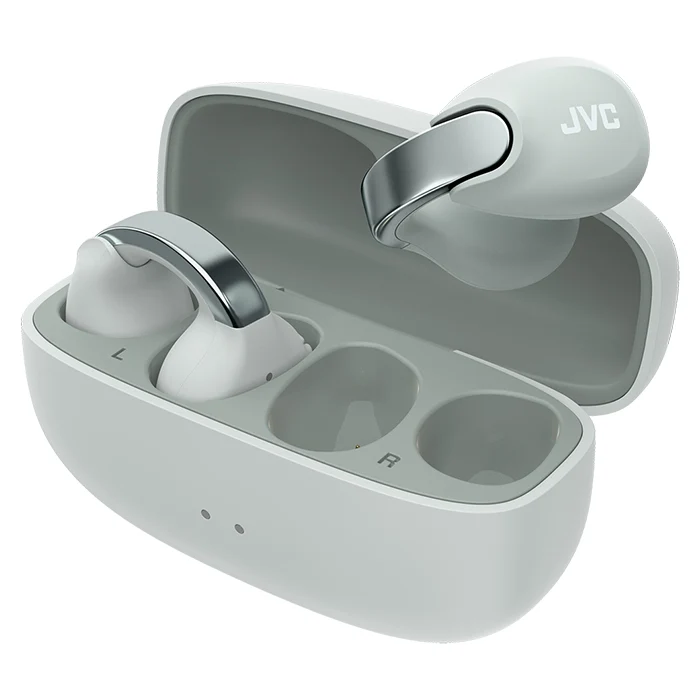 JVC Nearphones HA-NP1T Open Ear Headphones isgrå