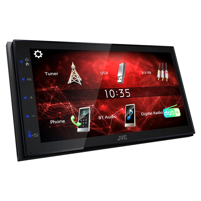 JVC KW-M27DBT 2-DIN bilradio med DAB+