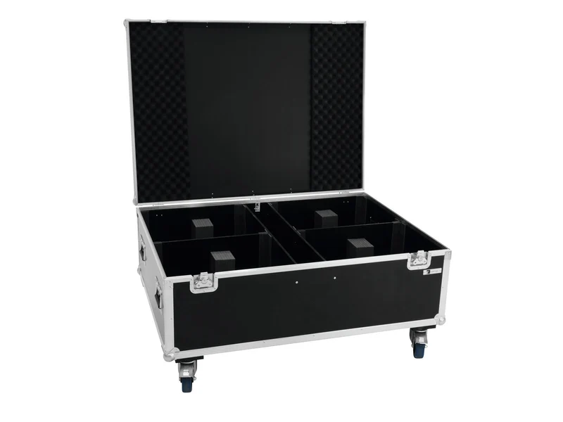 ROADINGER Flightcase 4x THA-250F med hjul