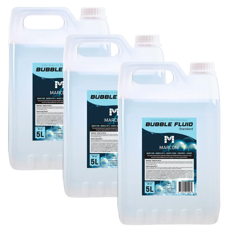 3 x 5L Såpbubbelvätska