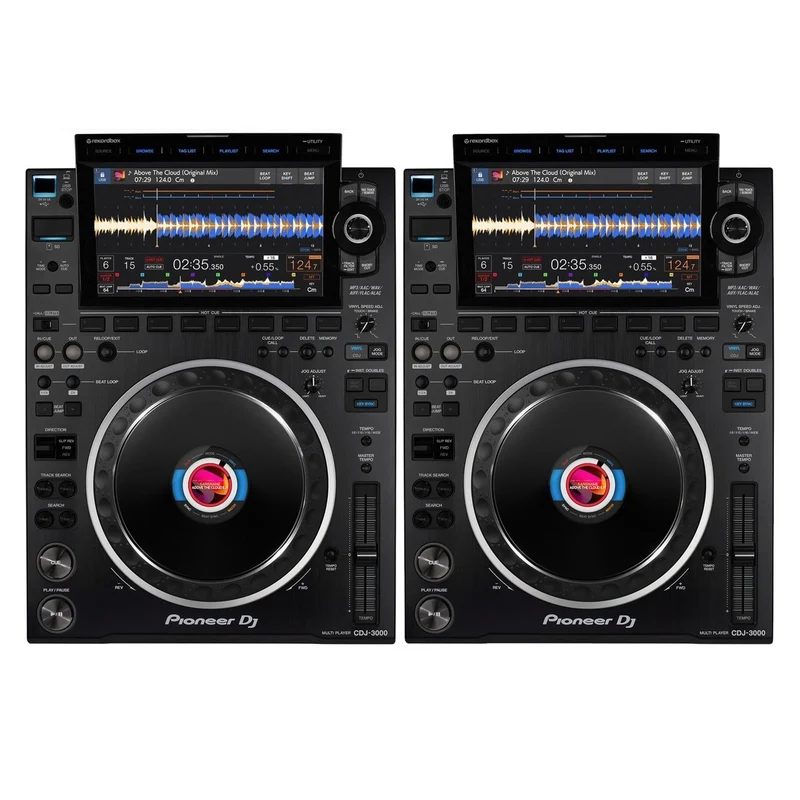 AlphaTheta CDJ-3000X mediaspelare (set)