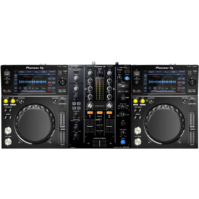 Pioneer DJ DJM-450 + XDJ-700 Paket