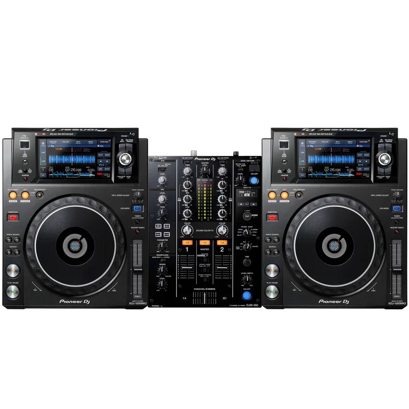 Pioneer DJ DJM-450 + XDJ-1000 MK2 Paket