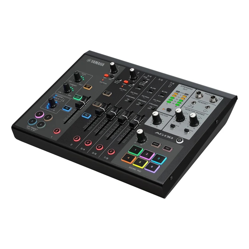 Yamaha AG08 - Live Streaming Mixer (Svart)