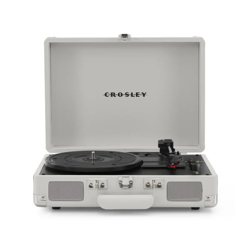 Crosley Cruiser Plus Skivspelare Tvåvägs Bluetooth (White Sand)