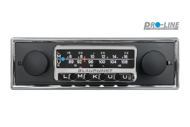 Blaupunkt Frankfurt Stereo Retro Bilradio med DAB+, Bluetooth, USB-C och AUX