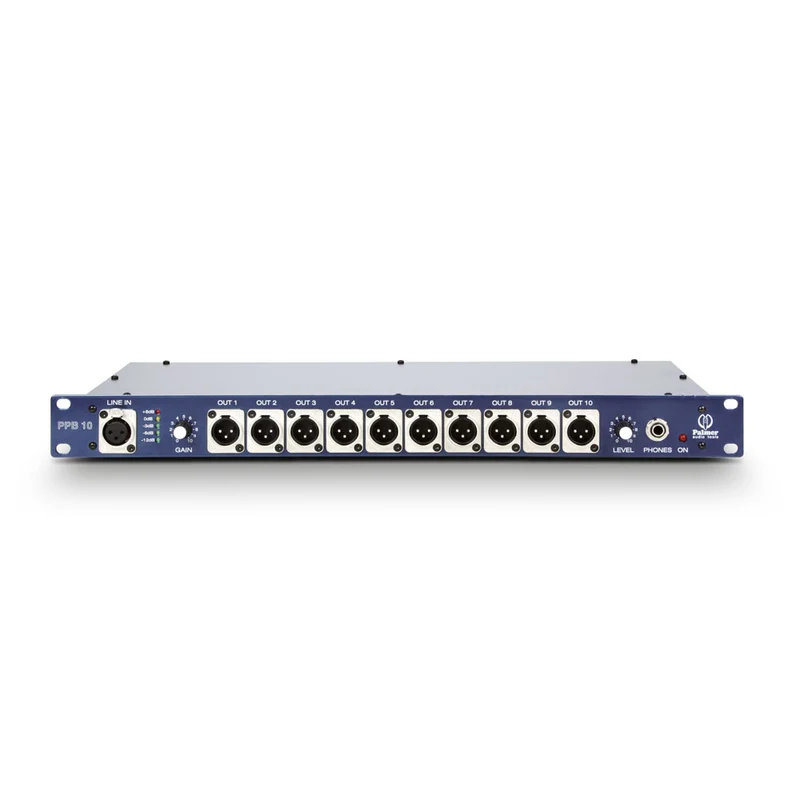 Palmer PB 10 - Tryck-patchbox med 10 kanaler
