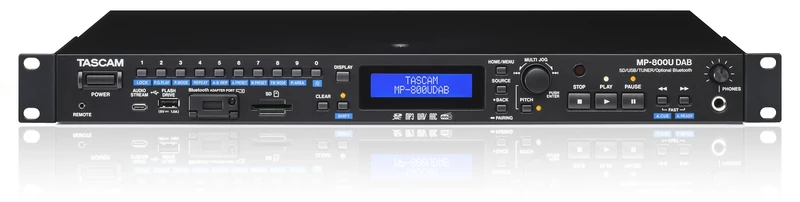 Tascam mediaspelare med SD/USB och DAB/FM-tuner