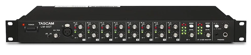 Tascam LM-8ST linjemixer med 8 stereokanaler