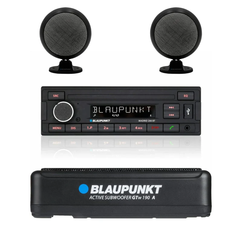 Blaupunkt Retro bilradio bundle