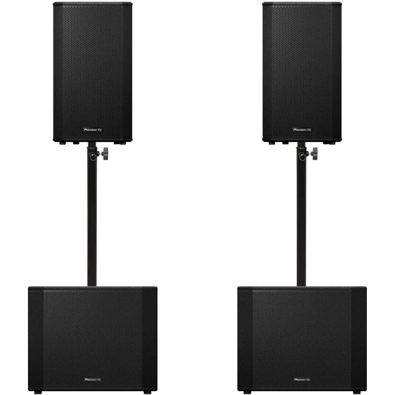 Pioneer DJ 2x XPRS-1182ST + 2x XPRS-122 paket
