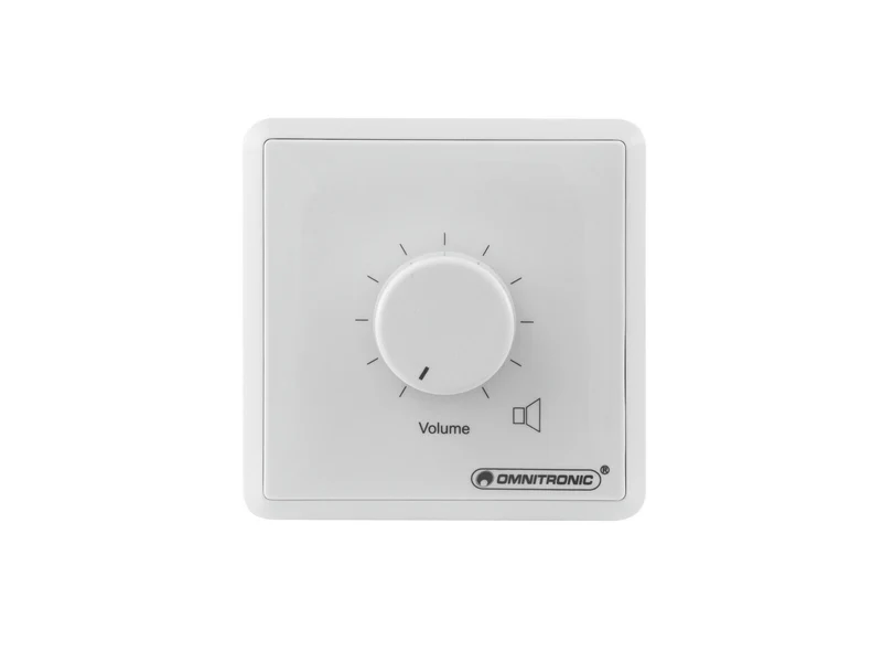 OMNITRONIC PA-volymkontroll, 5 W mono wh
