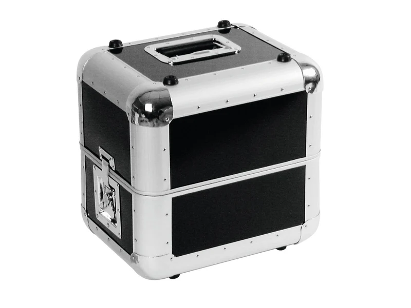 ROADINGER Record Case ALU 50/50, rundad, bk