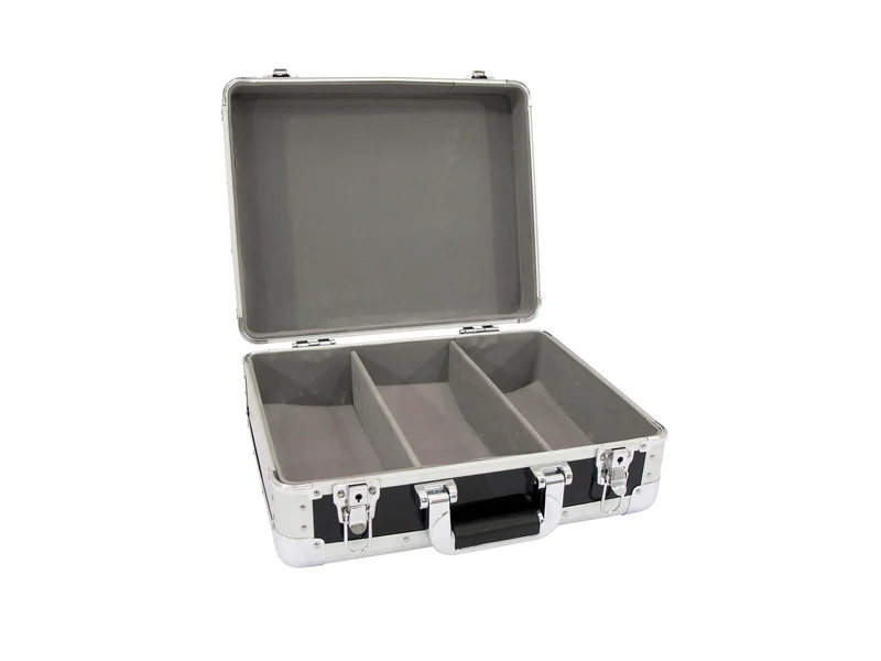 ROADINGER CD-fodral ALU digital booking rundat svart