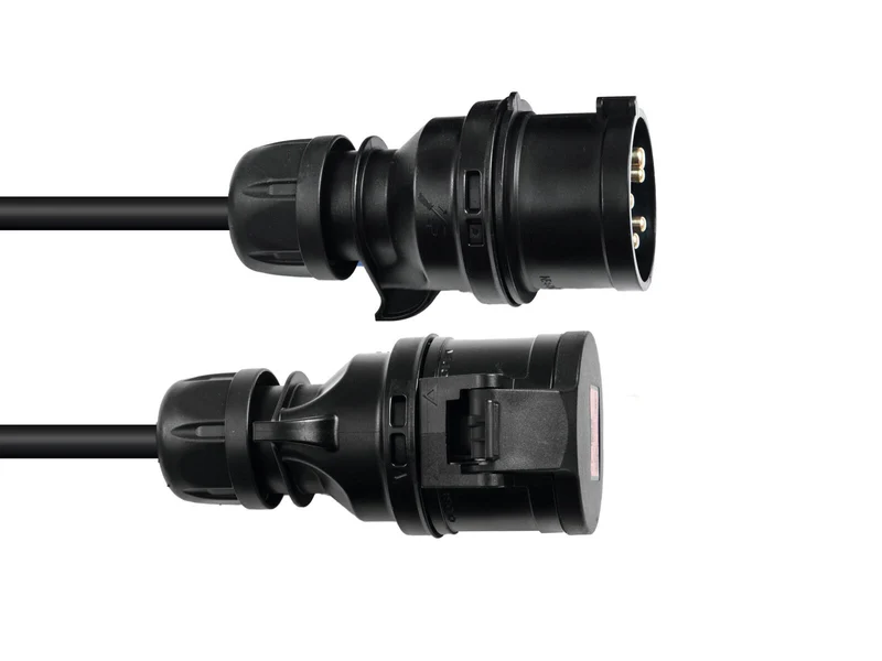 PSSO CEE Förlängning 16A 5x2.5 5m Black Edition