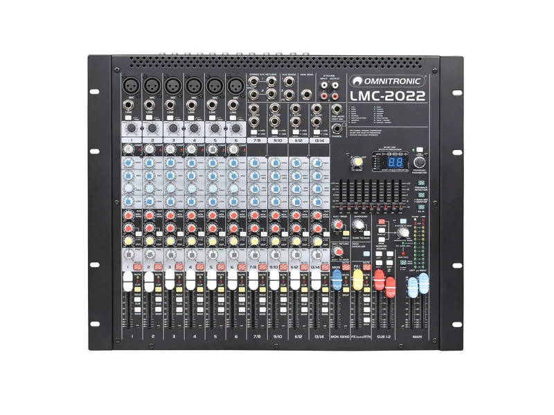 OMNITRONIC LMC-2022FX USB-mixerkonsol