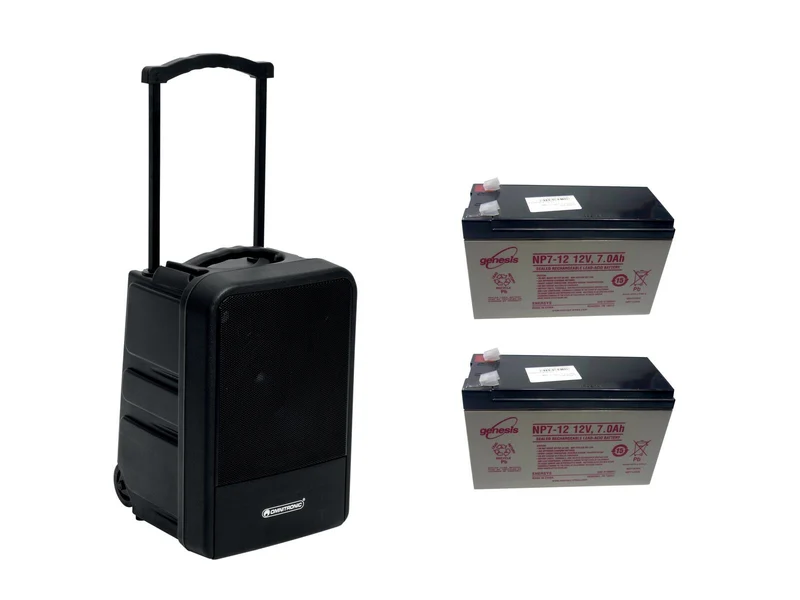 OMNITRONIC Set MOM-10BT4 modulärt trådlöst PA-system + 2x batteri