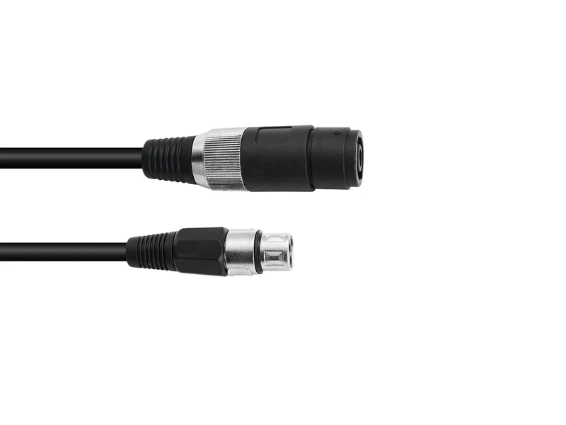 OMNITRONIC Adapterkabel Speaker(F)/XLR(F) 1m bk