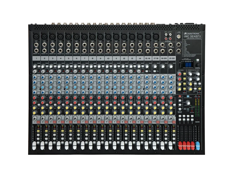 OMNITRONIC LMC-3242FX USB Mixerbord