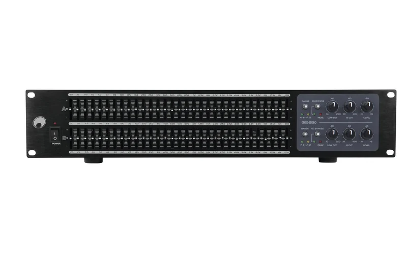 OMNITRONIC GEQ-2310 equalizer 2x31-band