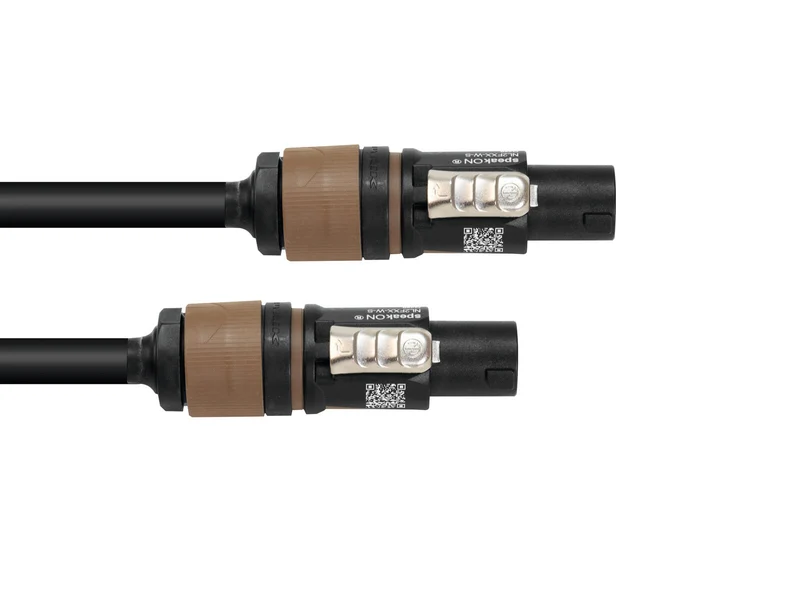PSSO högtalarkabel Speakon 2x2.5 5m bk