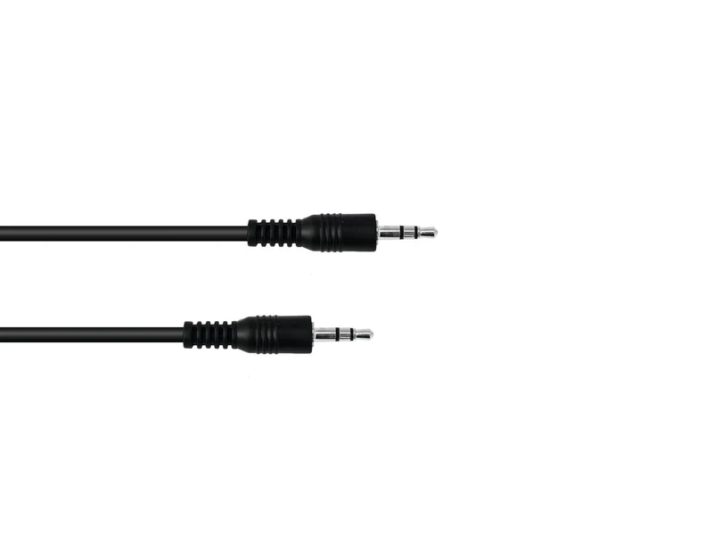 OMNITRONIC Jack-kabel 3.5 stereo 1.5 m bk