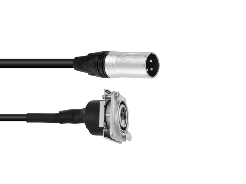PSSO patchkabel XLR(M)/XLR(F) S 1m bk