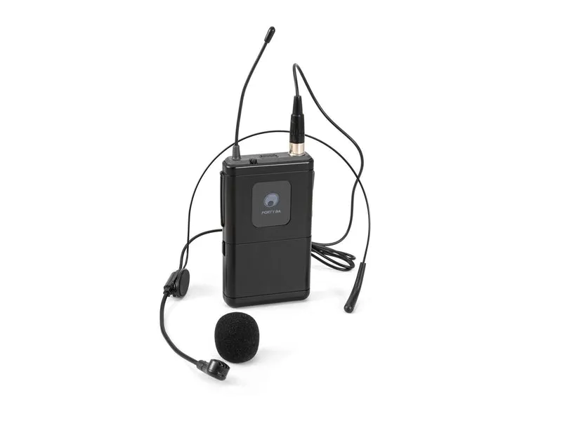 OMNITRONIC PORTY-8A Bodypack + headsetmikrofon 863.1MHz