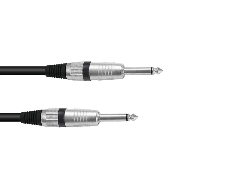 OMNITRONIC Jackkabel 6.3 mono 3 m svart ROAD