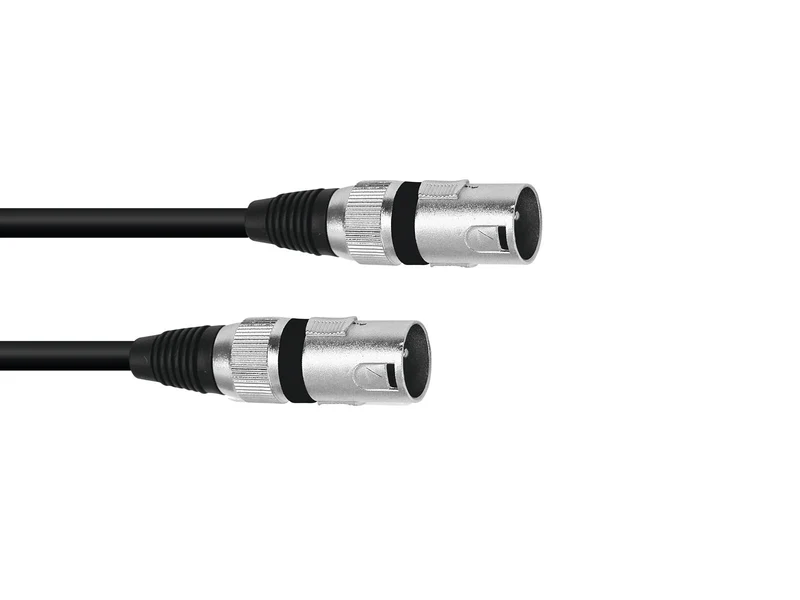 OMNITRONIC Adapterkabel XLR(M)/XLR(M) 0.2m bk
