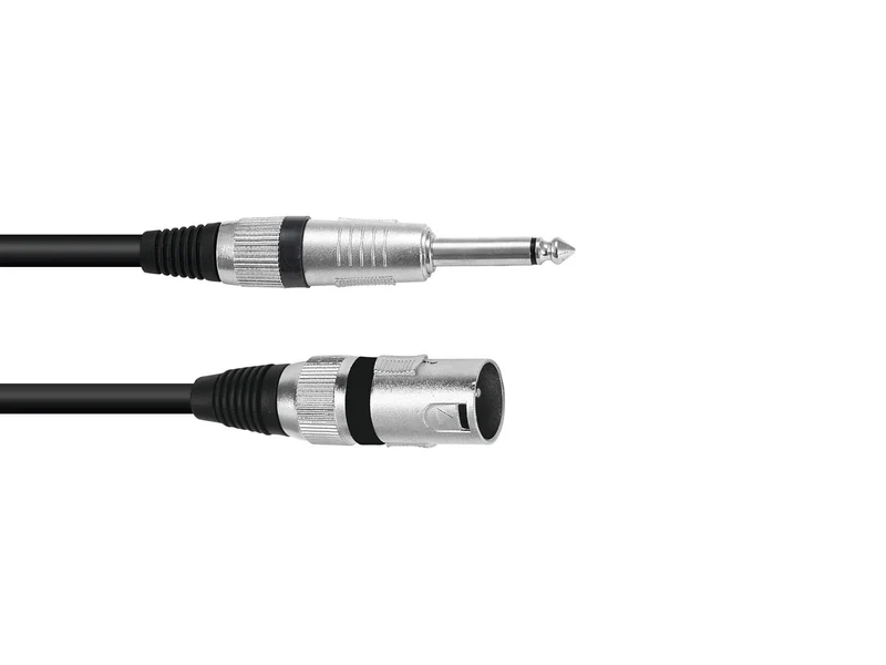 OMNITRONIC Adapterkabel XLR(M)/jack mono 2m bk